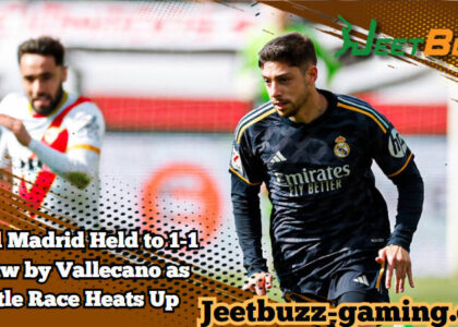 Real Madrid Held to 1-1 Draw by Vallecano as Title Race Heats Up