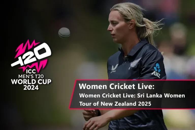 Sri Lanka Women vs New Zealand Women playing an intense cricket match during the 2025 series.