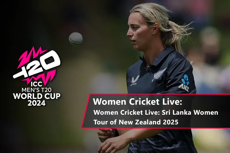 Sri Lanka Women vs New Zealand Women playing an intense cricket match during the 2025 series.